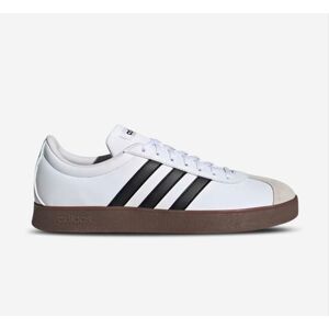 adidas White Black Brown Low-Profile Sneakers